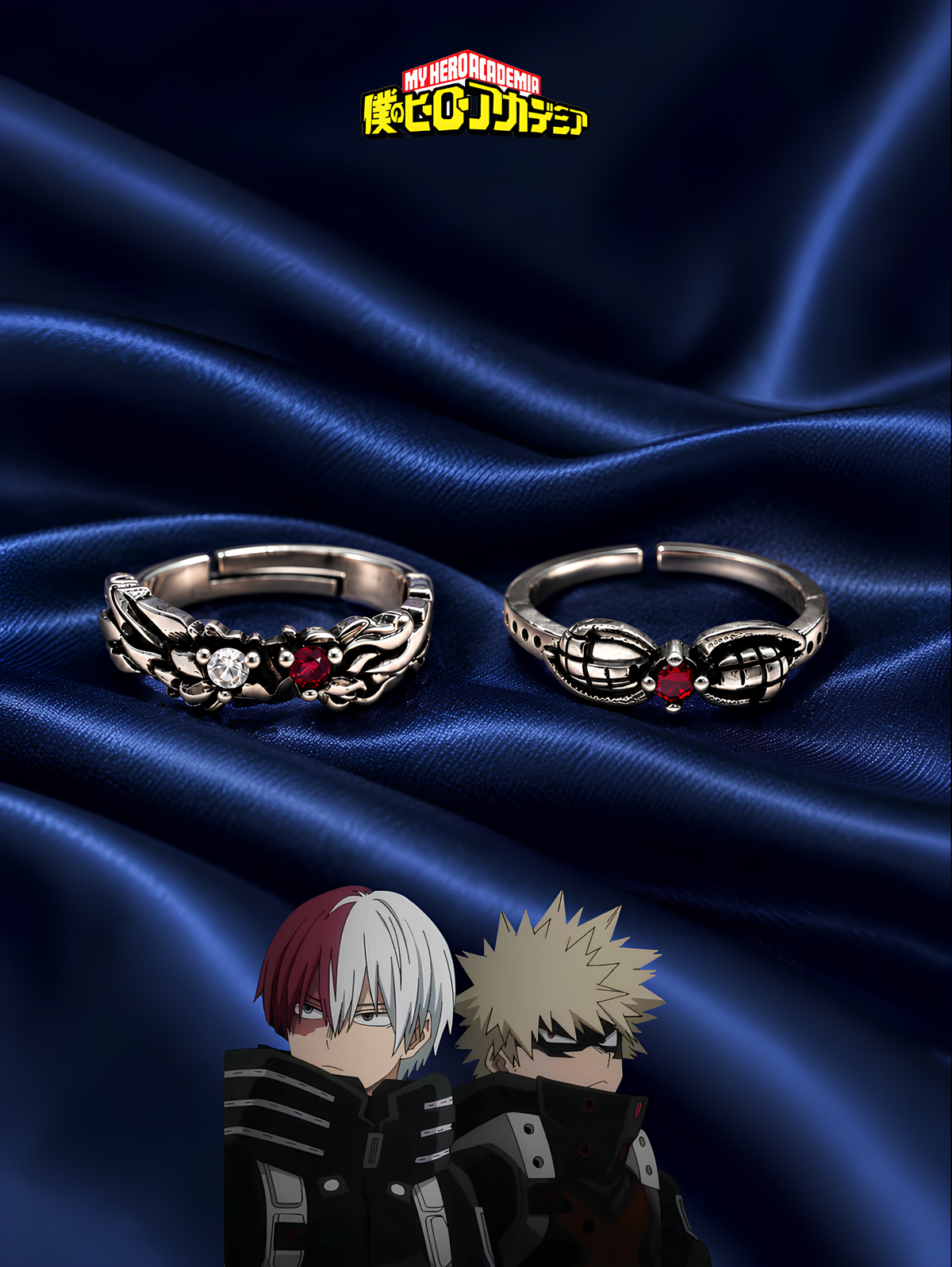 Todoroki and Bakugo Matching Rings