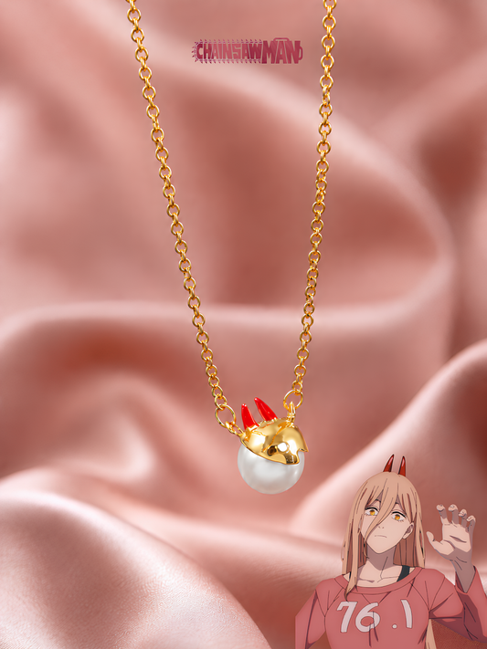 Power Blood Devil Pearl Necklace