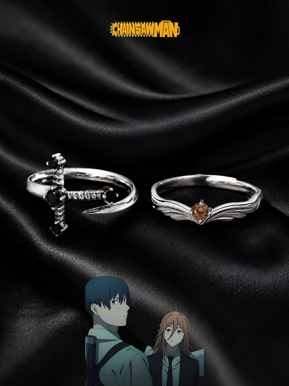 Aki and Angel Matching Rings