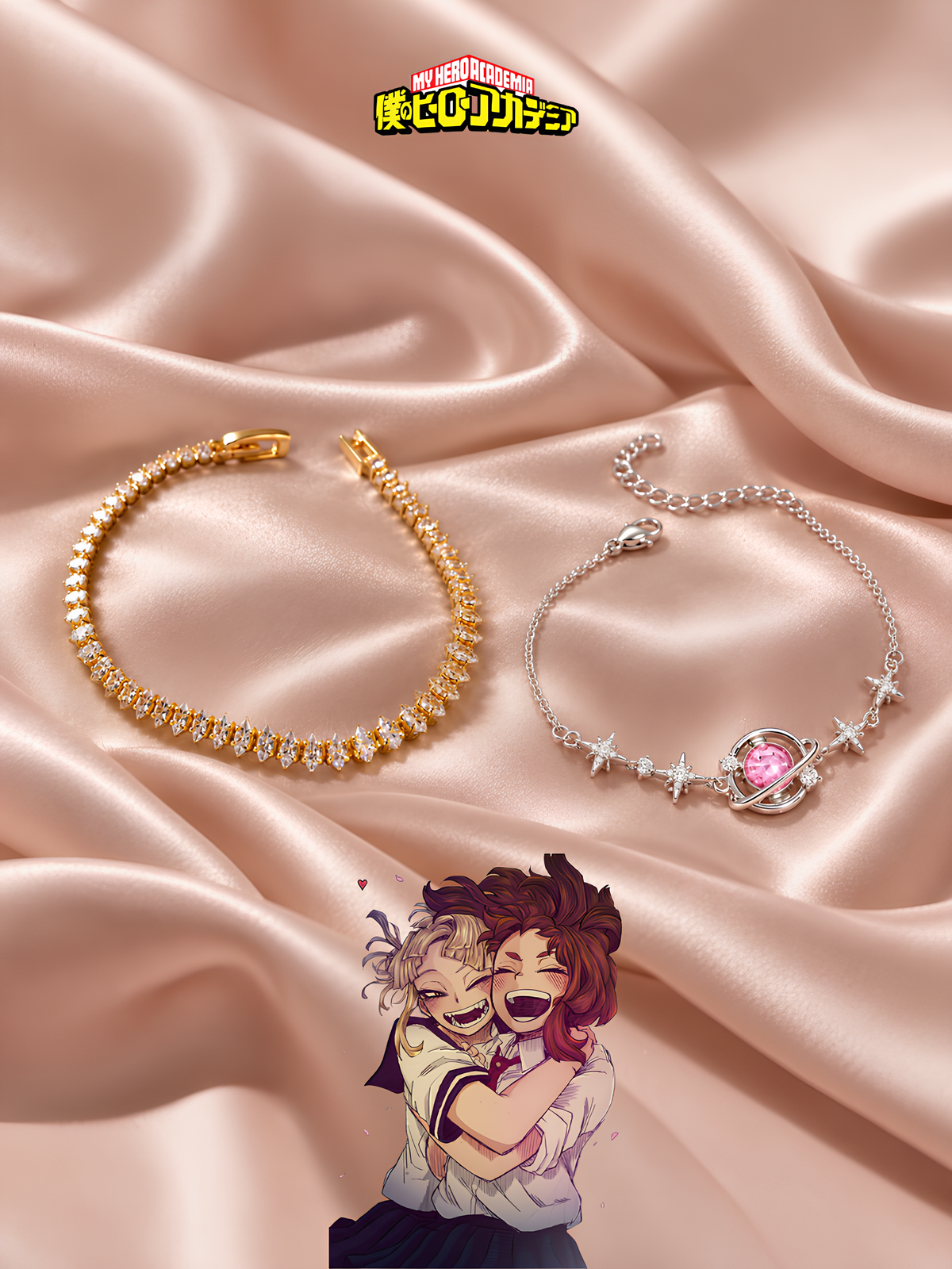 Ochaco and Toga Matching Bracelets