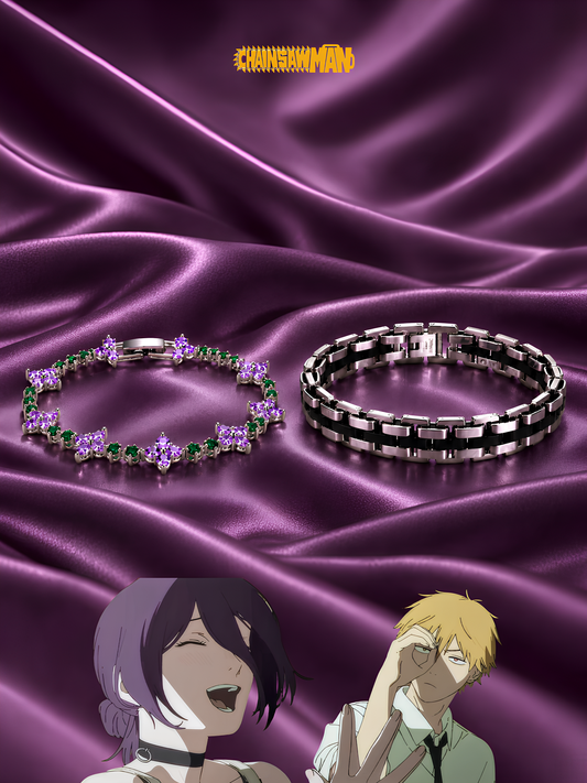 Denji and Reze Couple Bracelets