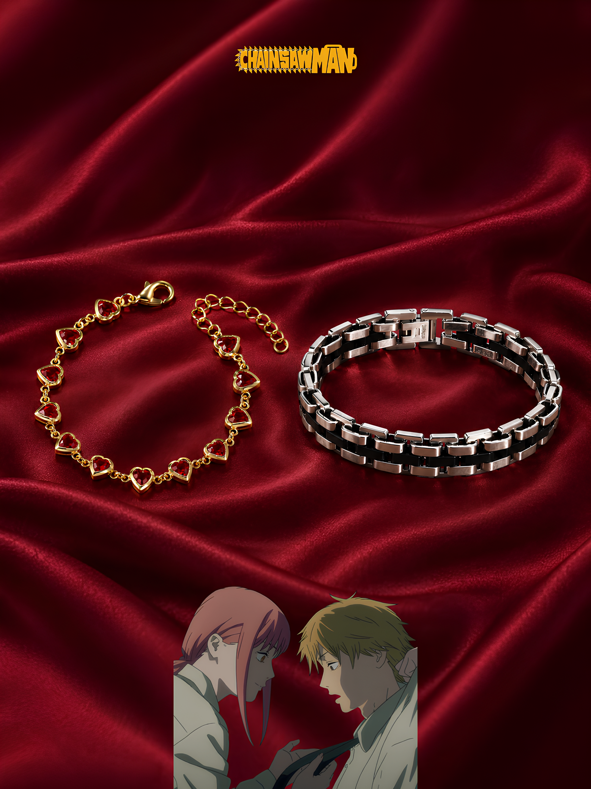 Denji and Makima Couple Bracelets