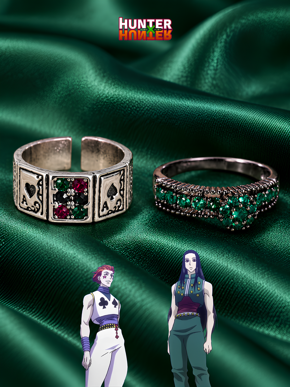 Hisoka and Illumi Matching Rings