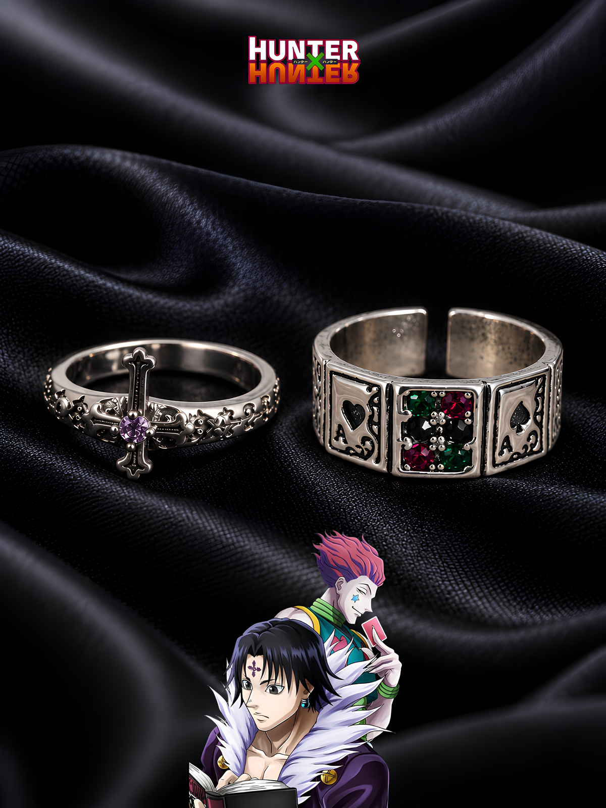 Hisoka and Chrollo Matching Rings
