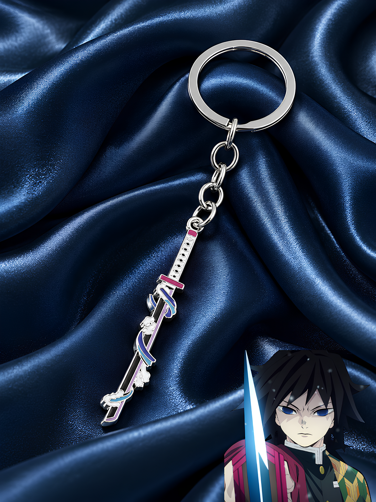 Giyu Water Breathing Keychain