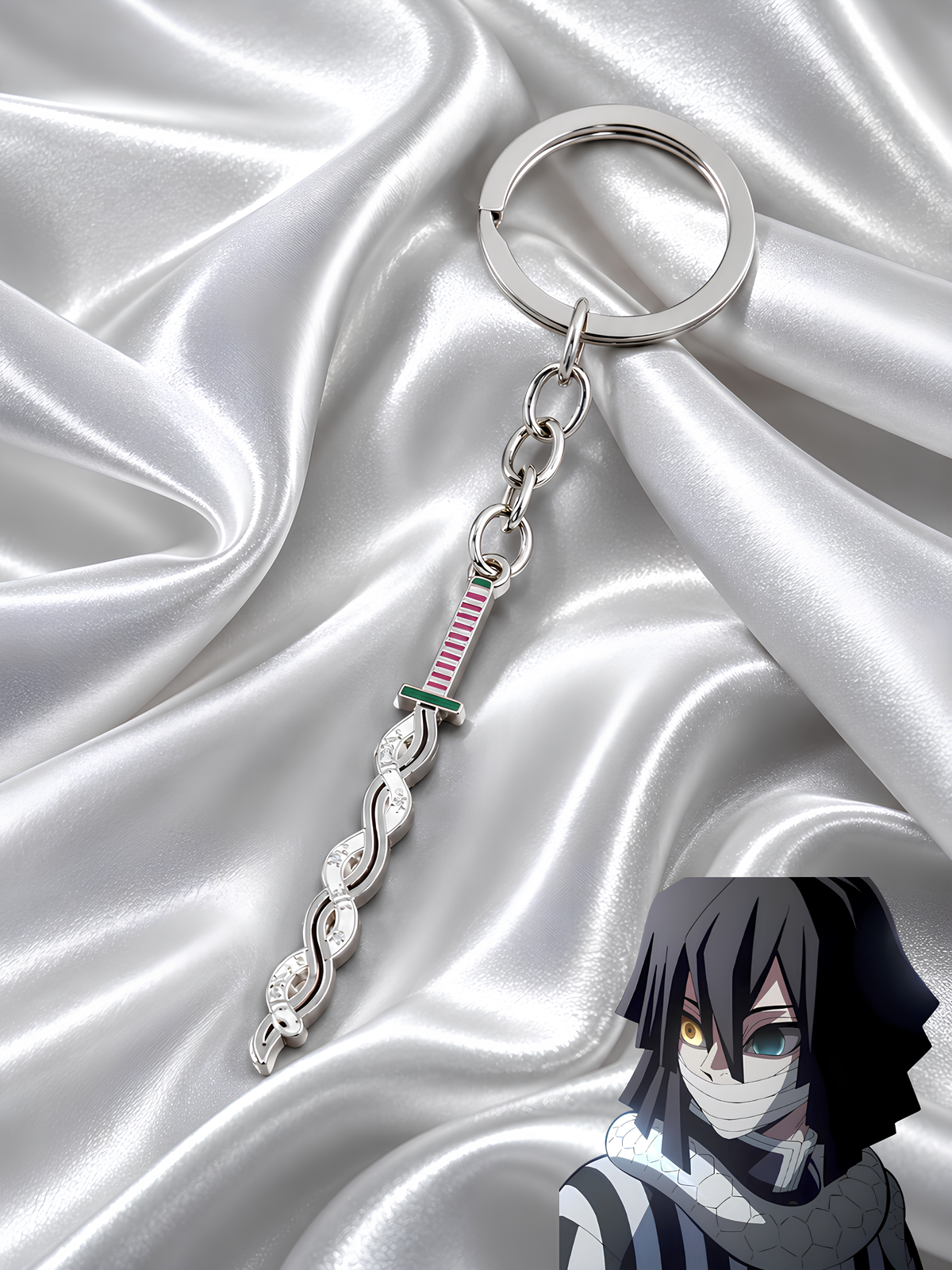 Obanai Serpent Hashira Keychain