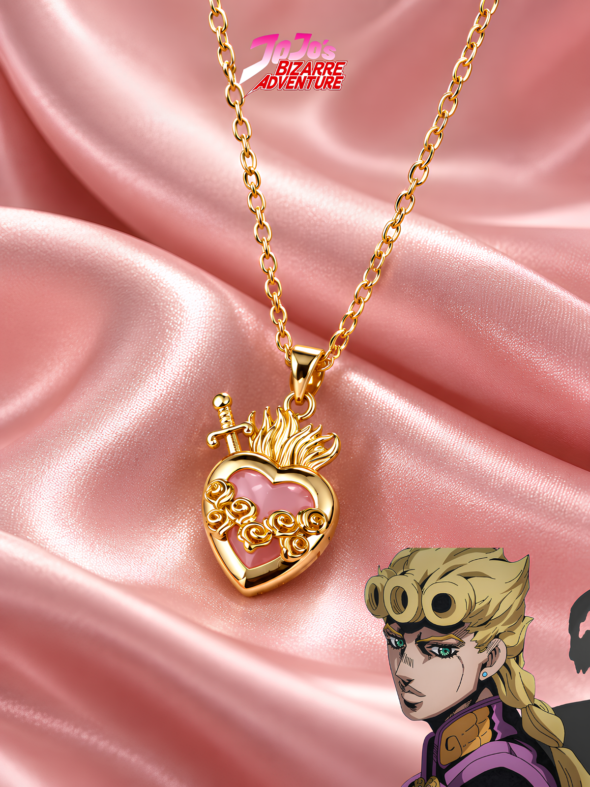 Giorno Gold Experience Heart Necklace