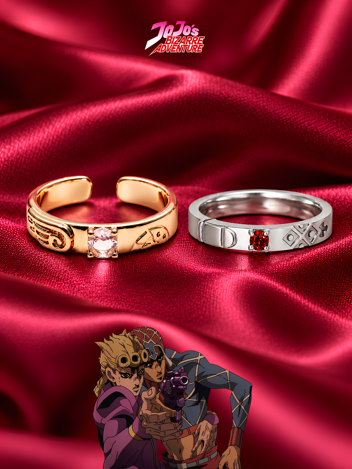 Giorno and Mista Matching Rings