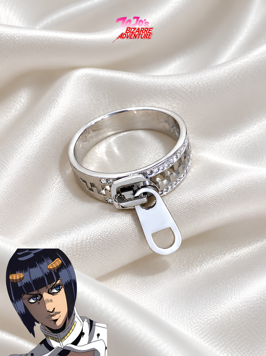 Bruno Bizarre Zipper Ring