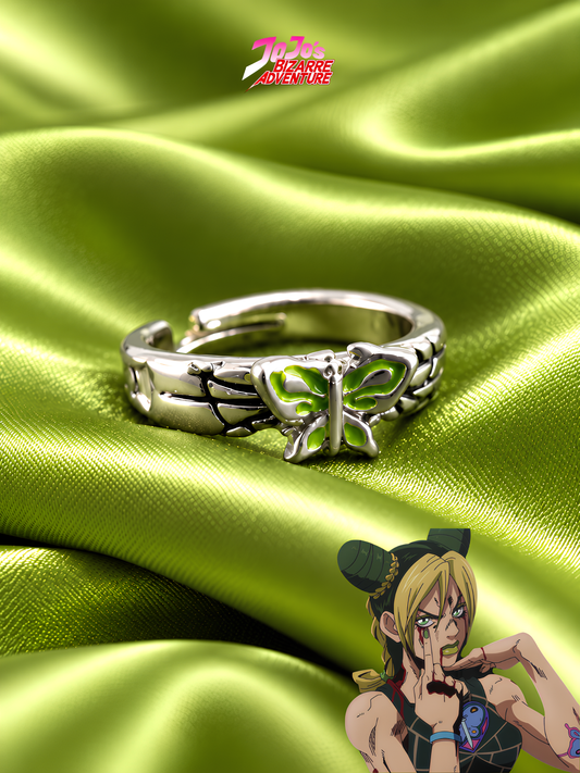 Jolyne Prison Butterfly Ring