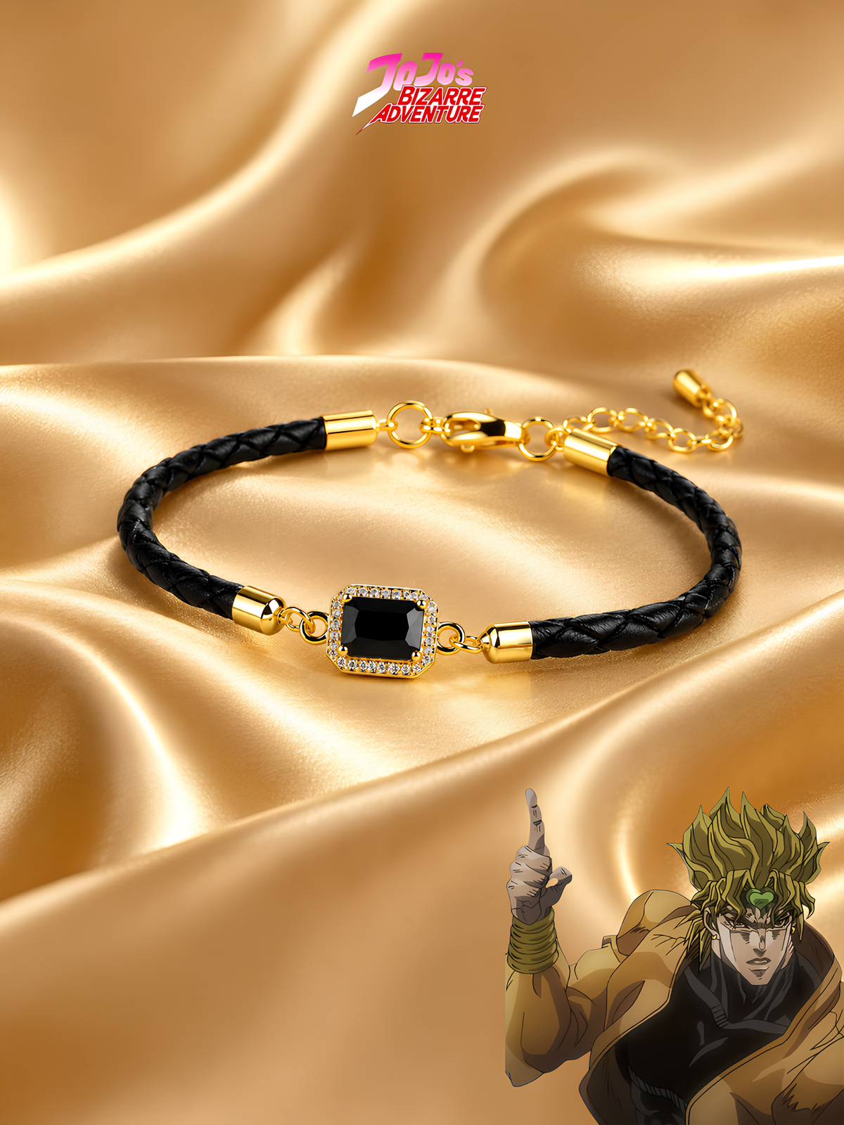 Dio The World Onyx Bracelet