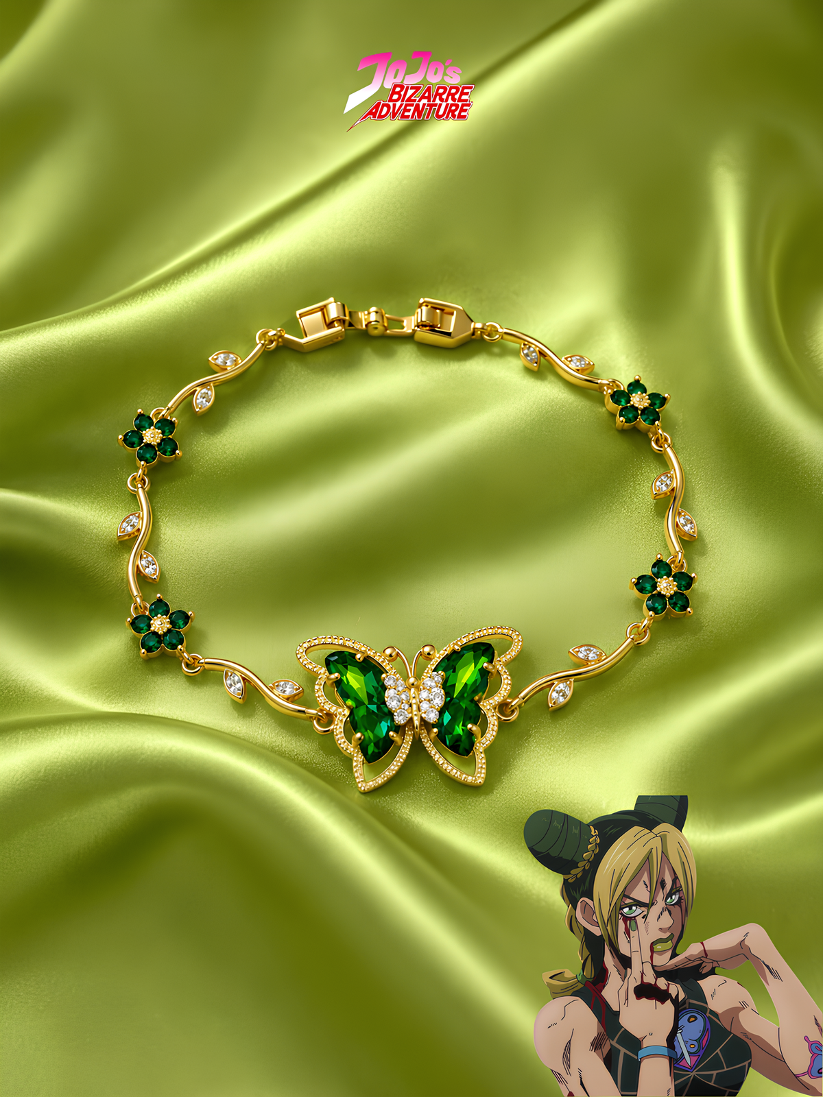 Jolyne Stone Free Butterfly Bracelet