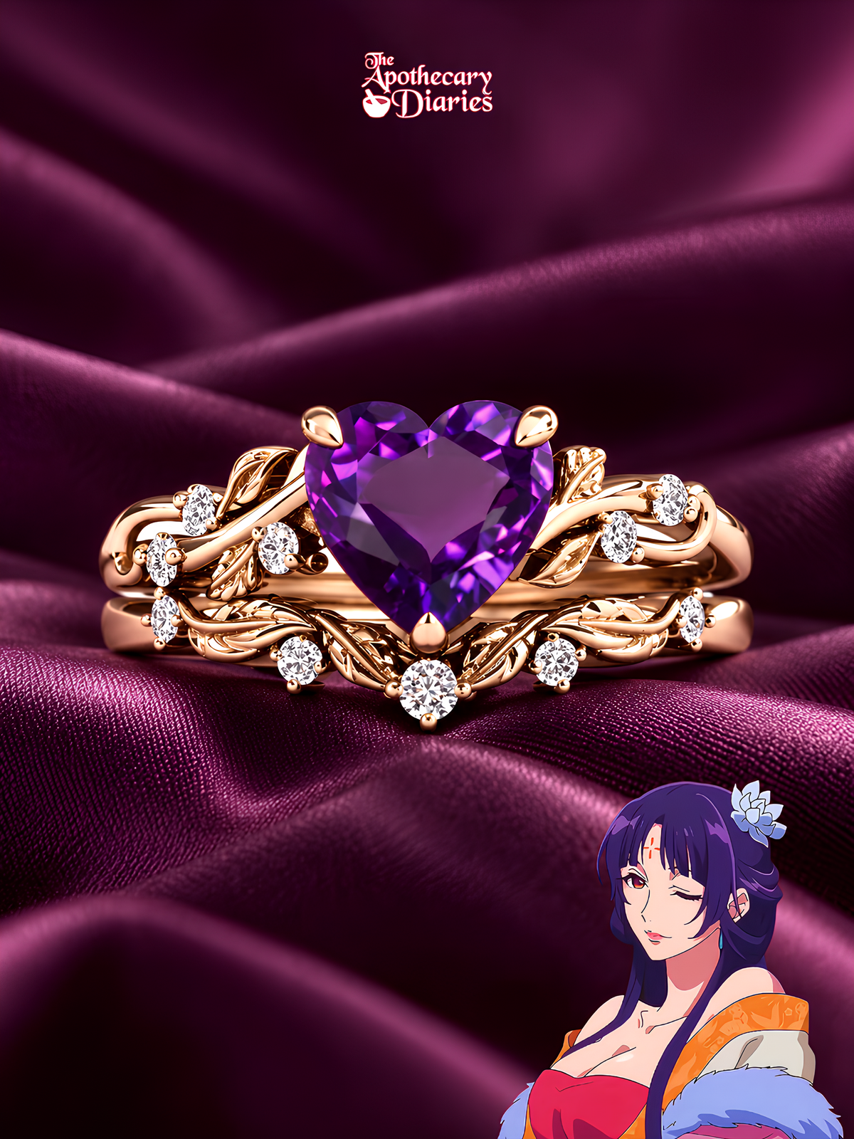 Pairin Courtesan Heart Ring