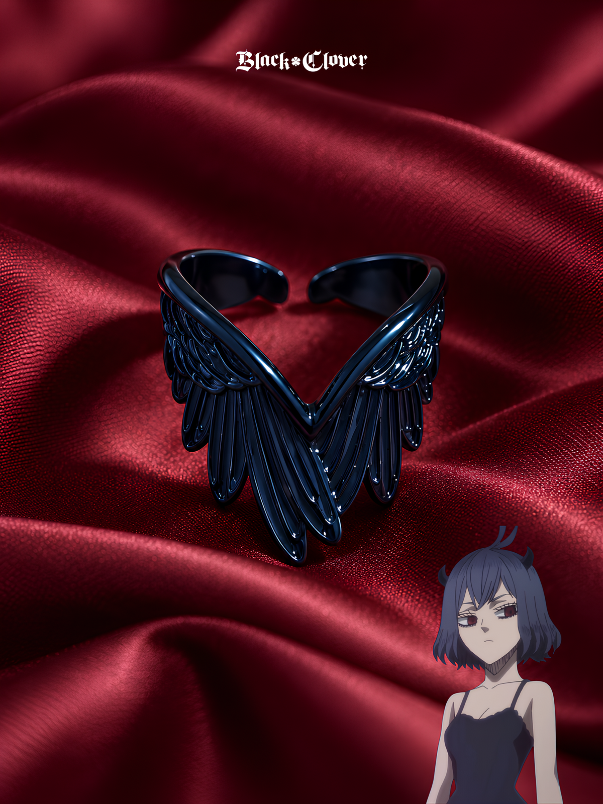 Secre Black Wing Ring