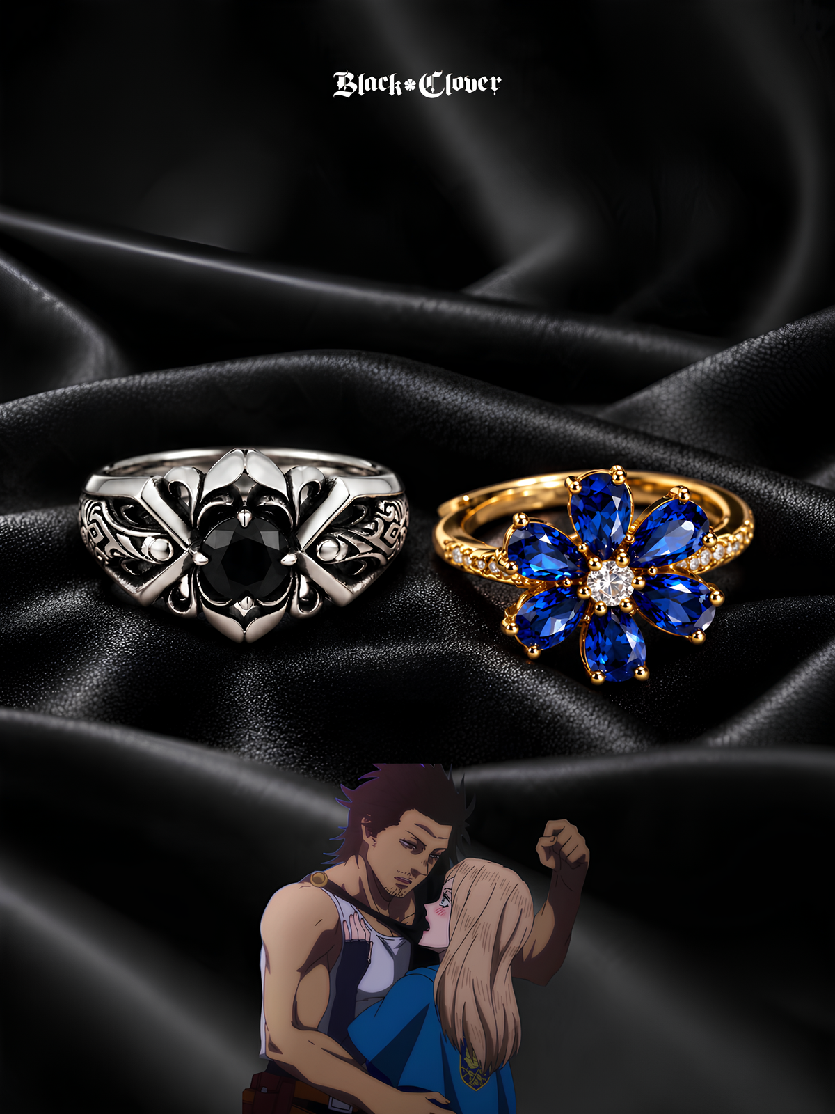 Yami and Charlotte Couple Rings