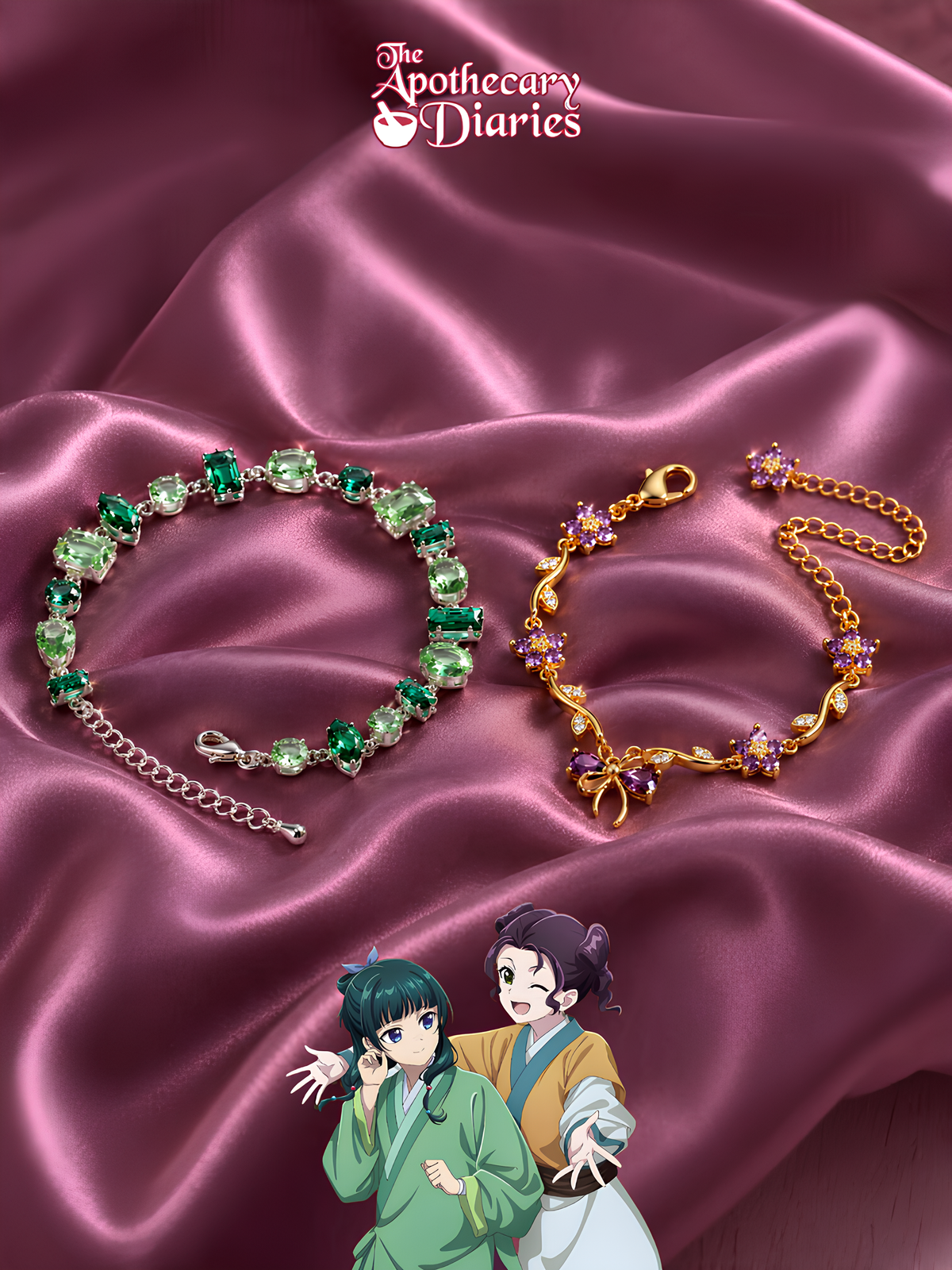 Maomao and Shisui Matching Bracelets
