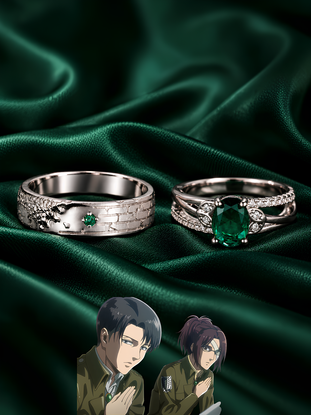 Levi and Hange Couple Rings