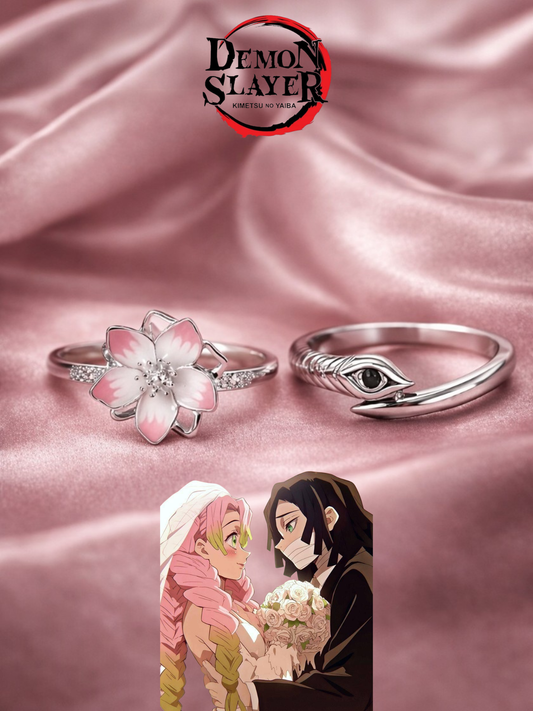 Obanai and Mitsuri "Vows" Couple Rings