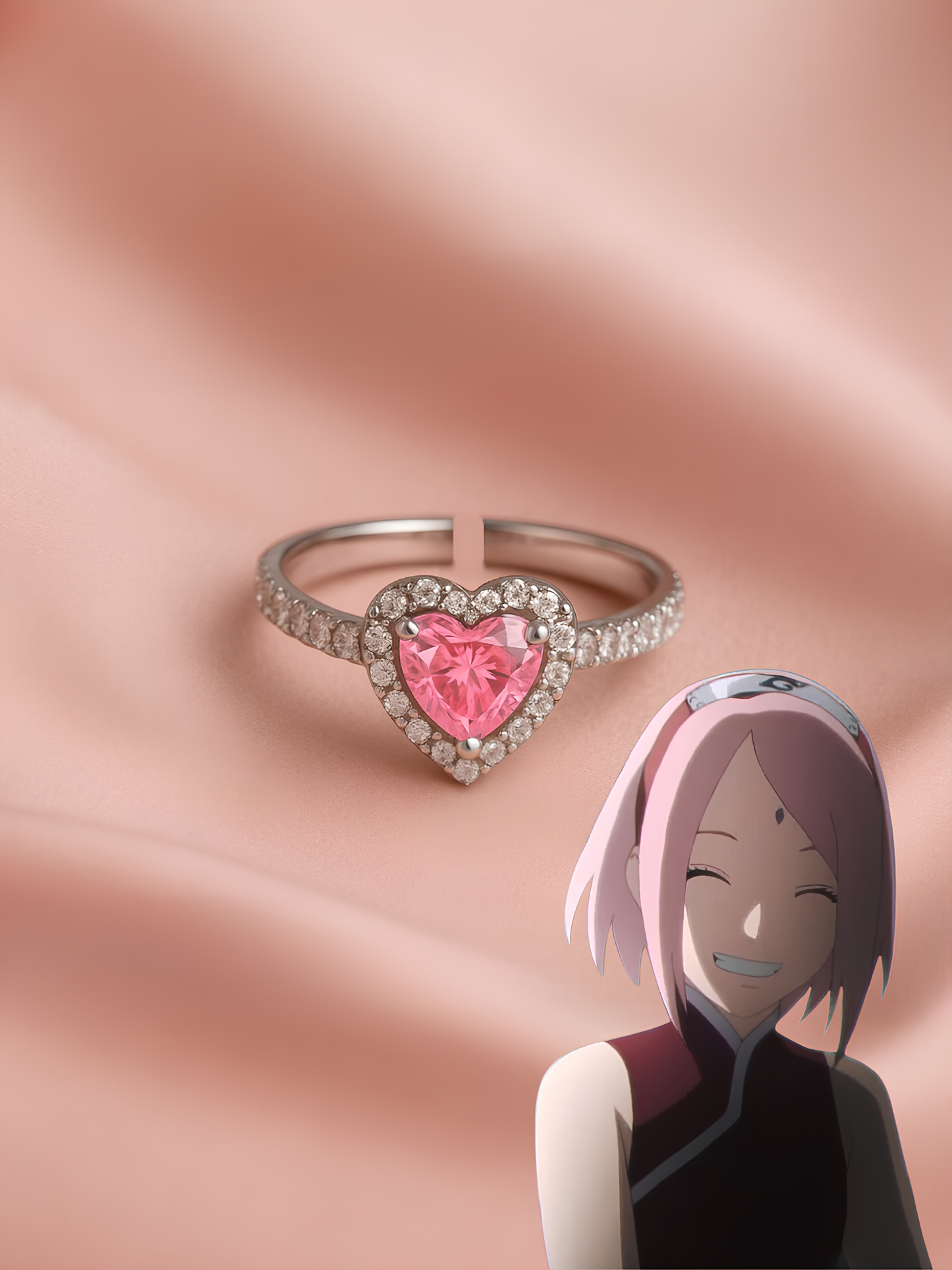 Sasuke and Sakura "Family Bond" Couple Rings